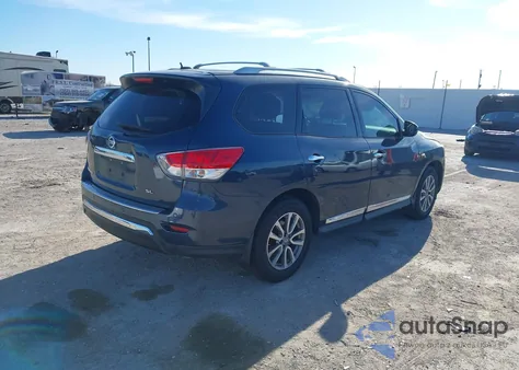 2014 Nissan Pathfinder Sl z USA, uszkodzony, nr VIN 5N1AR2MN0EC707015